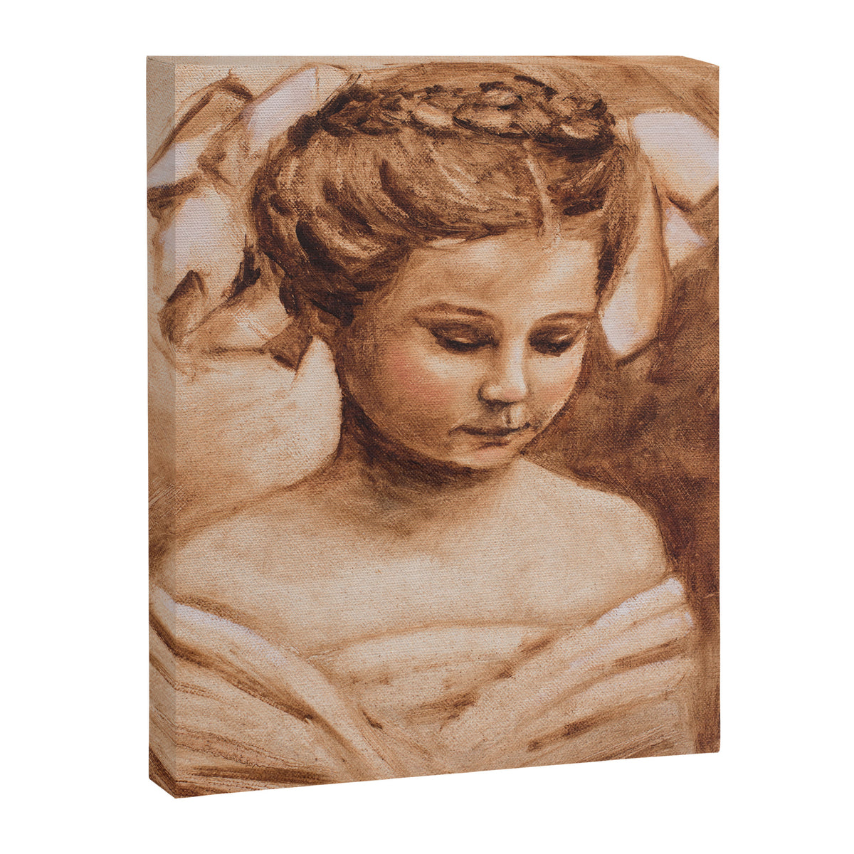 girl with the braid Canvas Print Gallery Image 6
