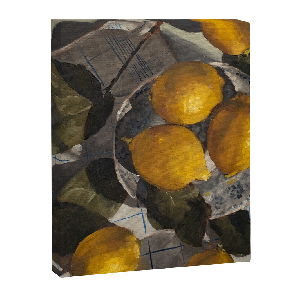 Lemons in Light & Shadow Canvas Print Gallery Image 6