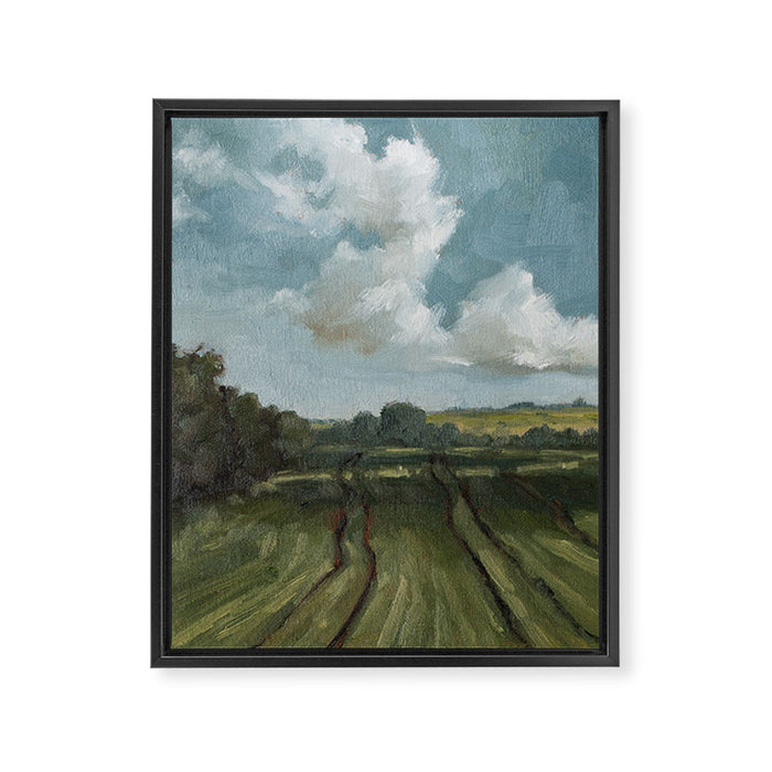 Minnesota Farm Fields Framed Canvas Print Gallery Image 1