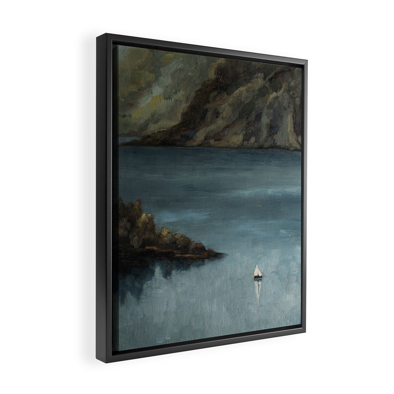 Nice View No. 3 Framed Canvas Print Gallery Image 2