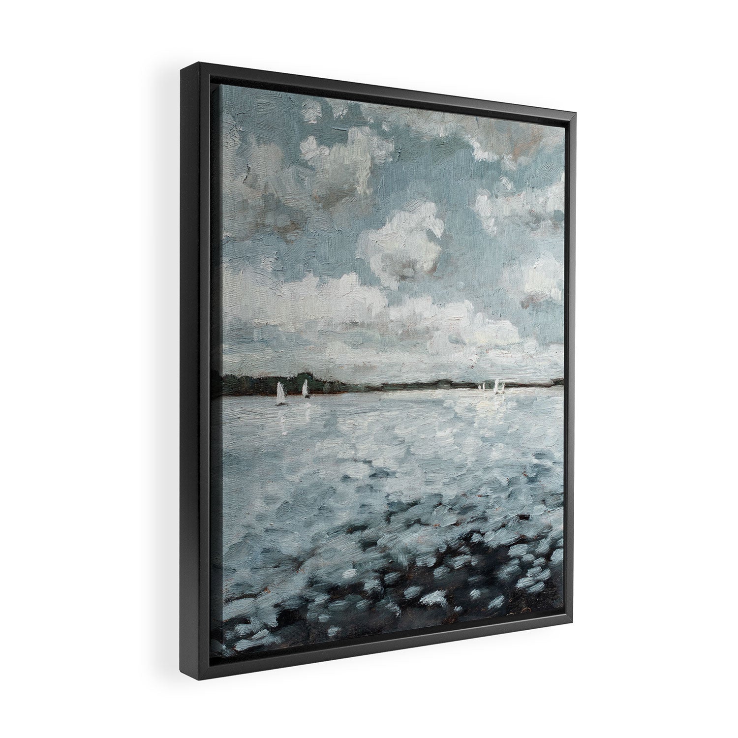 Nice View No. 4 Framed Canvas Print Gallery Image 2