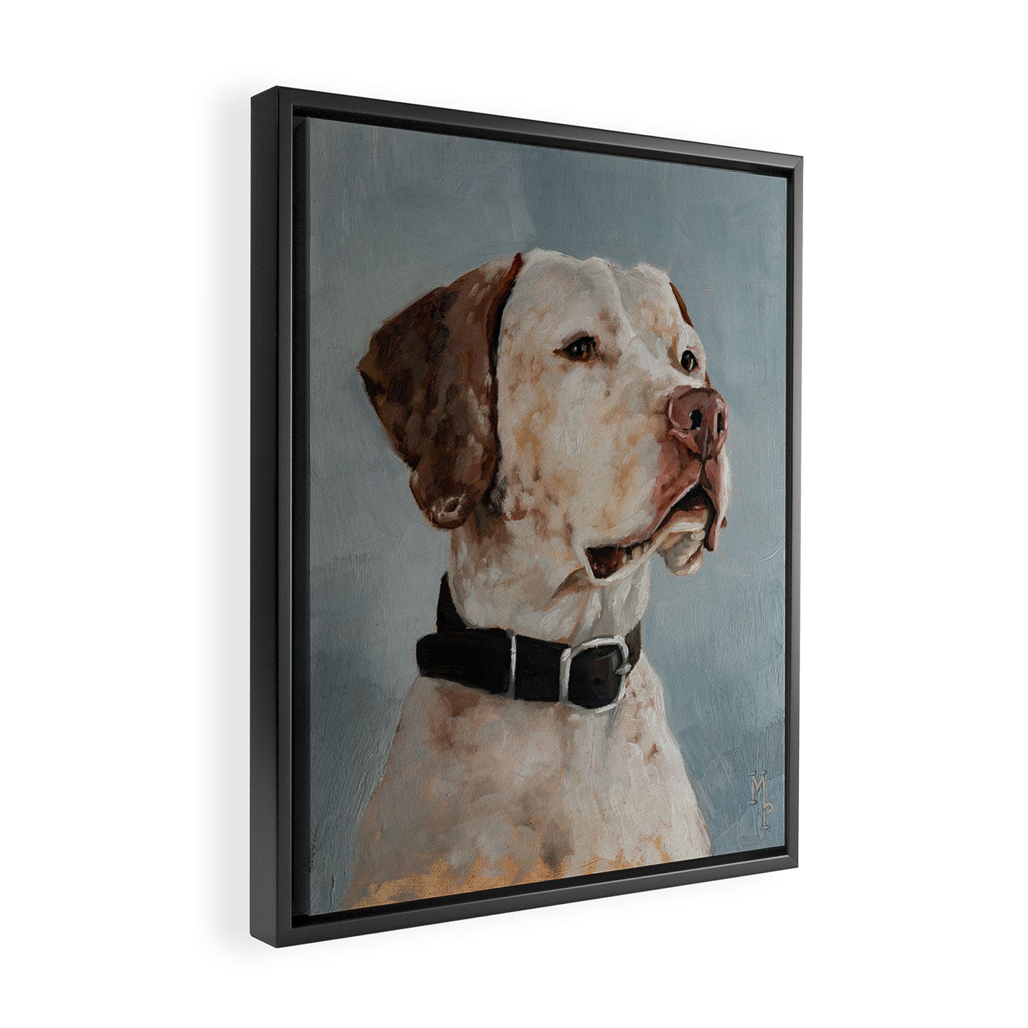 Peach Blossom Braque de Bourbonnais Framed Canvas Print Gallery Image 2