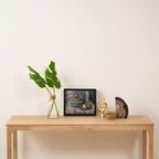 Pears in a Transferware Bowl (1) Framed Canvas Print Gallery Image 4