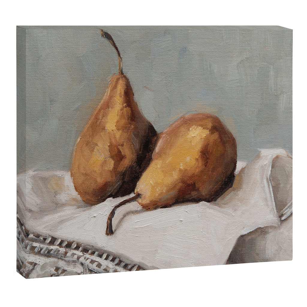 Pears on a Tea Towel 2 Canvas Print Gallery Image 12