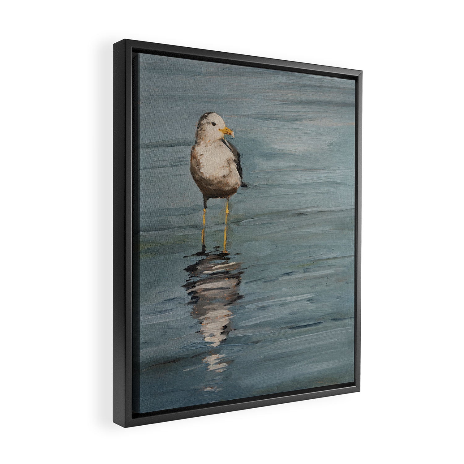 seagull three Framed Canvas Print Gallery Image 2