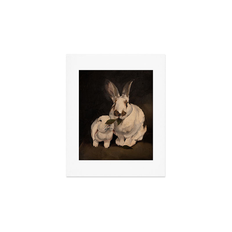 Sharing a Snack Art Print Gallery Image 1