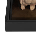 Sharing a Snack Framed Canvas Print Gallery Image 3