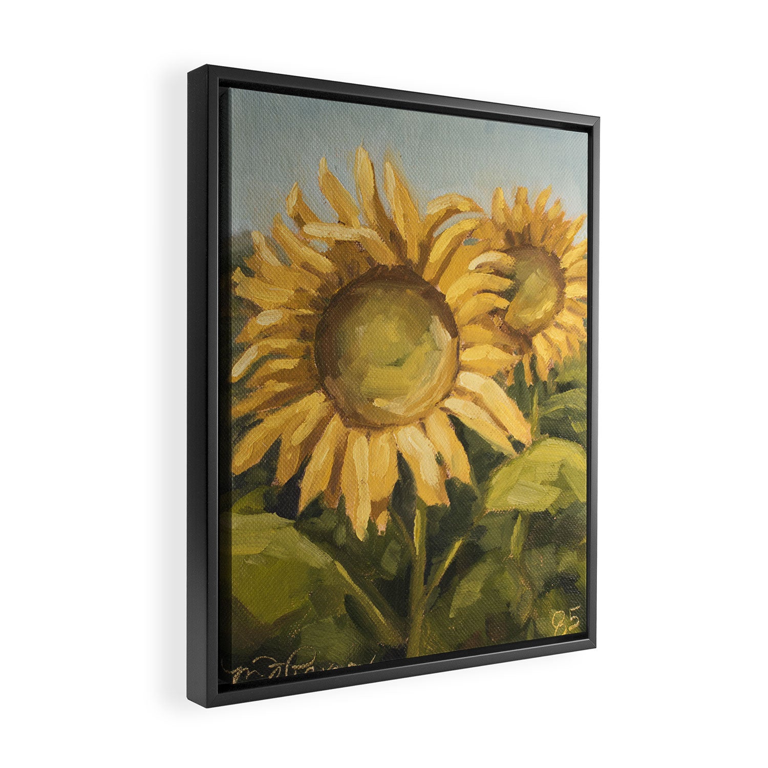 sunflower field Framed Canvas Print Gallery Image 2