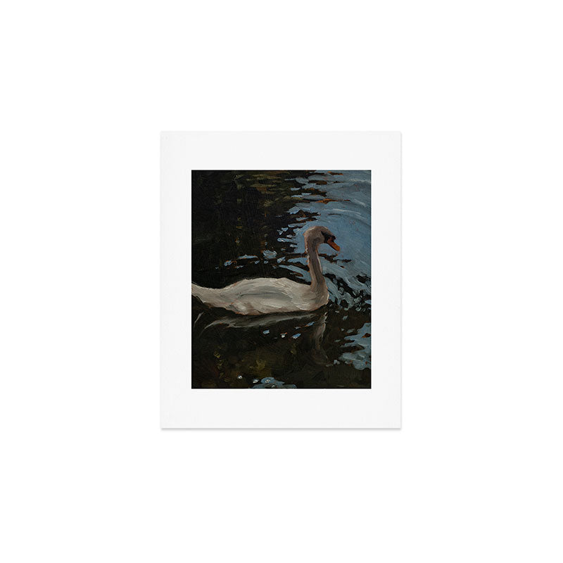 swan one Art Print Gallery Image 1