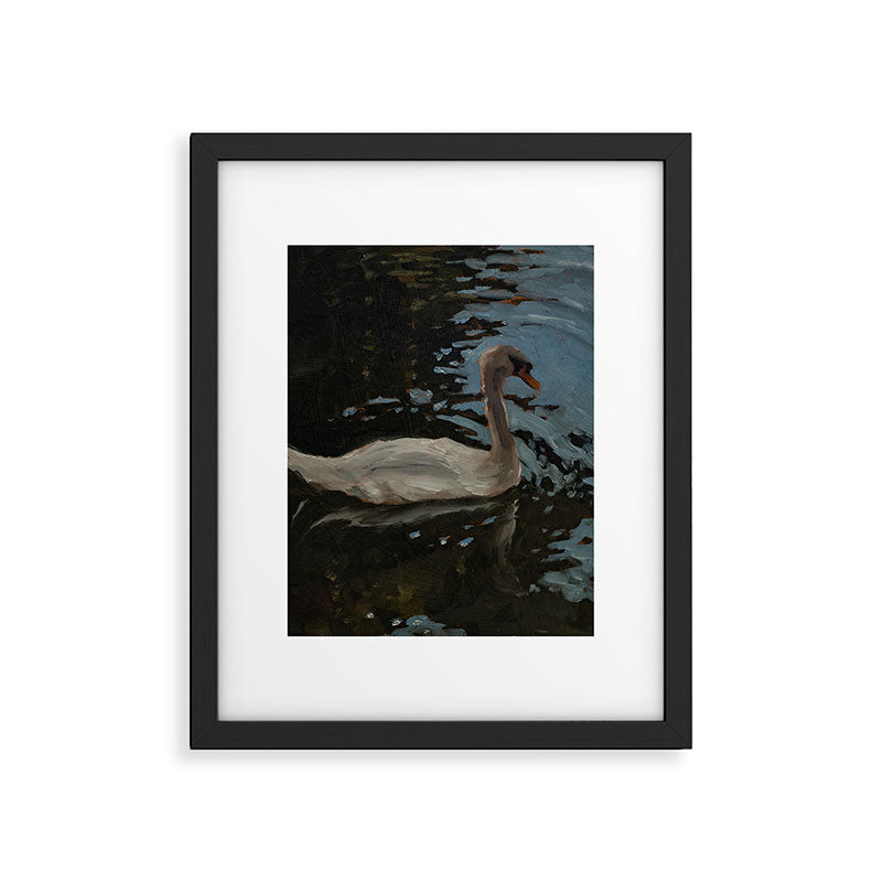 swan one Framed Art Print Gallery Image 4
