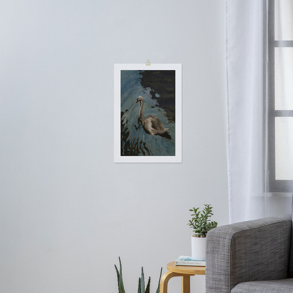 swan two Art Print Gallery Image 3