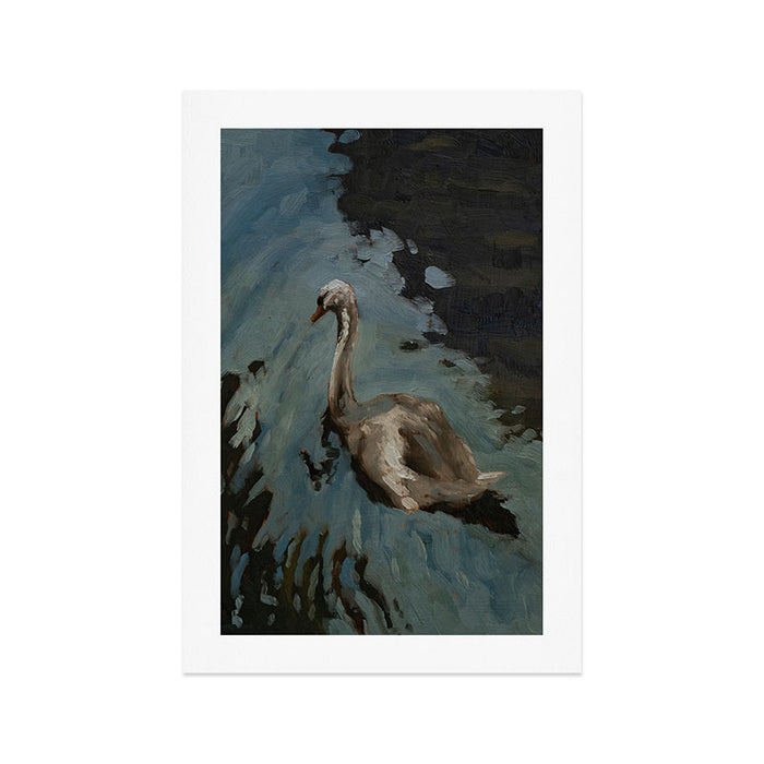 swan two Art Print Gallery Image 1
