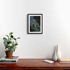 swan two Framed Art Print Gallery Image 2