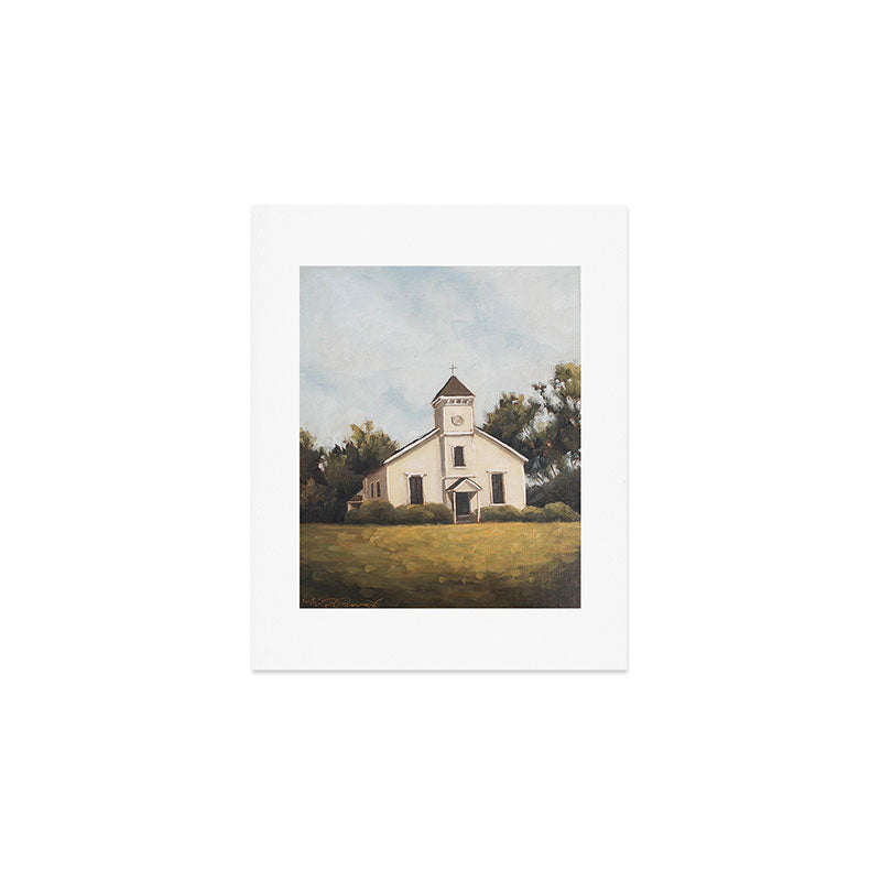 white chapel Art Print Gallery Image 1