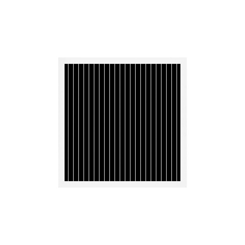 Thin lines vertical white background black Art Print Gallery Image 1