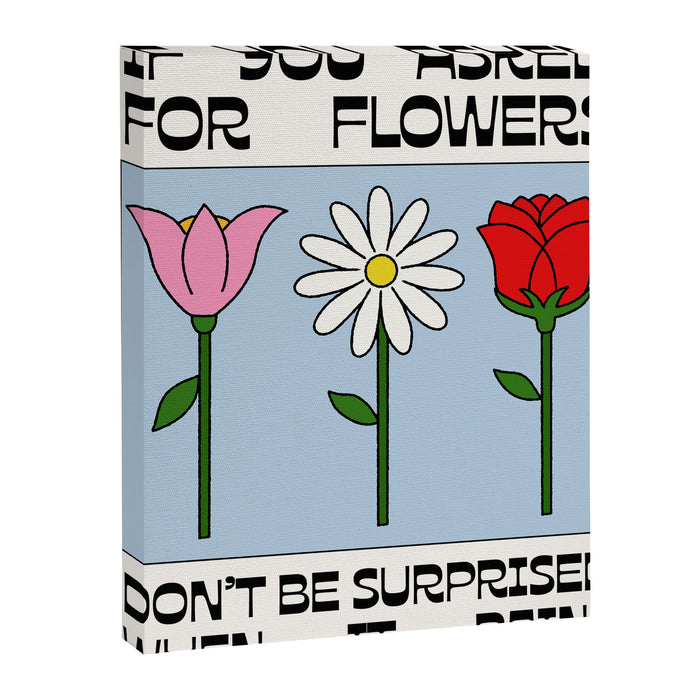 Asked For Flowers Canvas Print Gallery Image 1