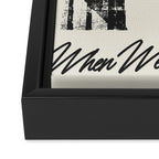 Cross The Bridge Framed Canvas Print Gallery Image 3