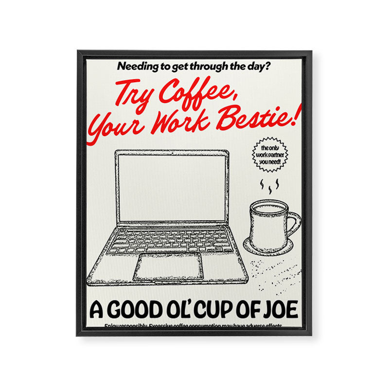 Cup Of Joe Framed Canvas Print Gallery Image 6