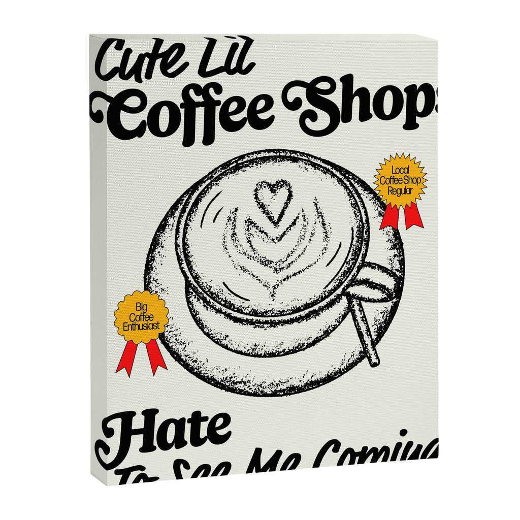 Cute Coffee Shops Canvas Print Gallery Image 6
