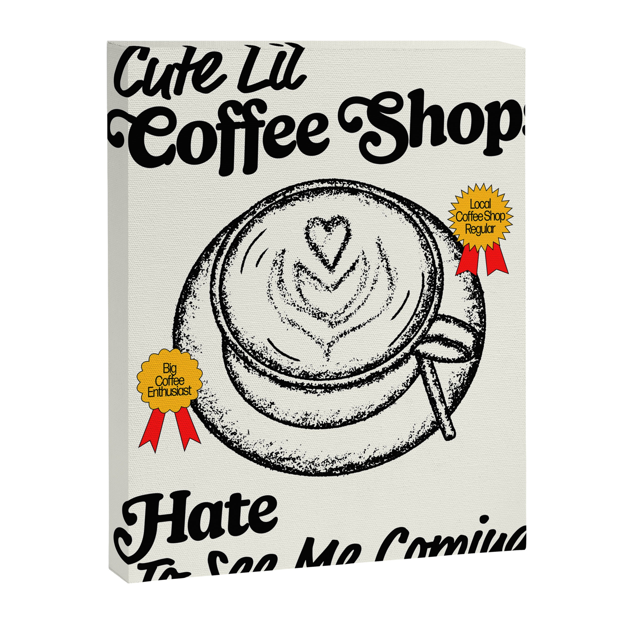 Cute Coffee Shops Canvas Print Gallery Image 6