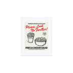 Fries & Caesar Salad Art Print Gallery Image 1