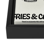 Fries & Caesar Salad Framed Canvas Print Gallery Image 3