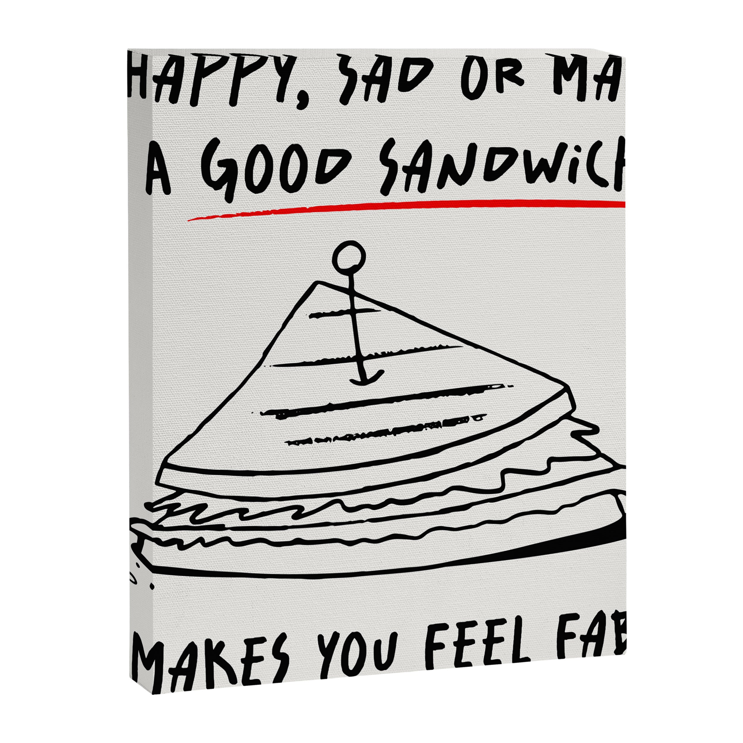 Good Sandwich Canvas Print Gallery Image 6