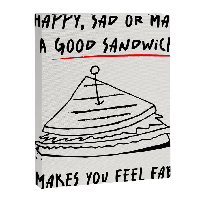 Good Sandwich Canvas Print Gallery Image 1