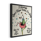 Idk What I'm Doing Framed Canvas Print Gallery Image 2