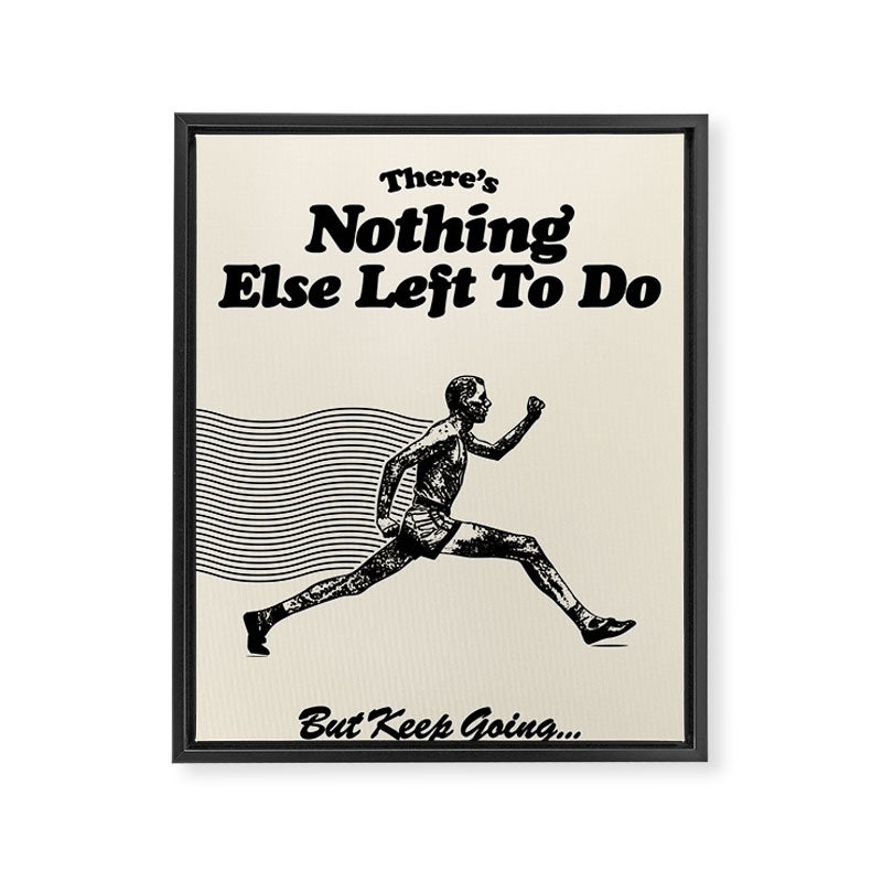 Keep Going Framed Canvas Print Gallery Image 6