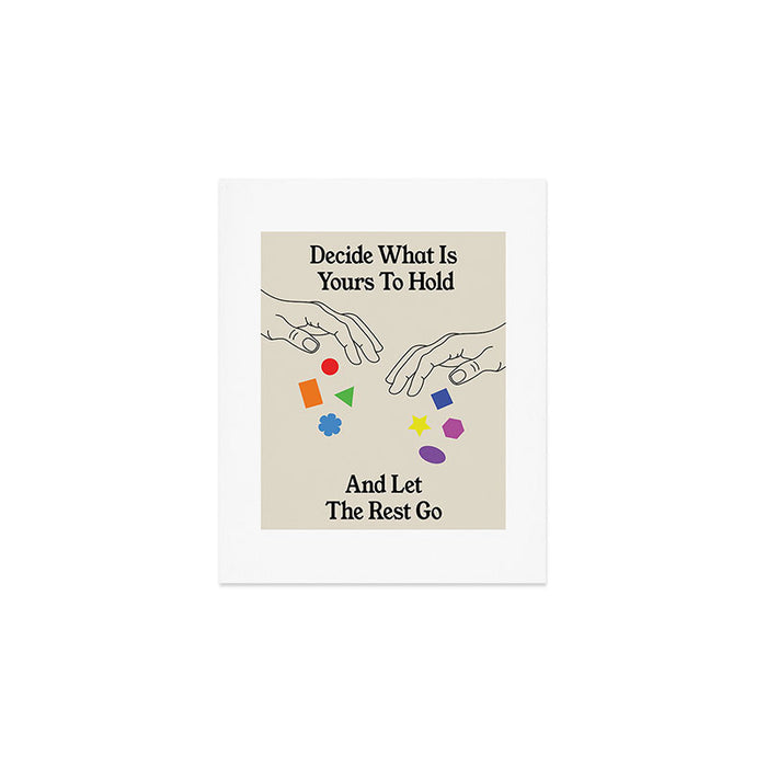 Let The Rest Go Art Print Gallery Image 1