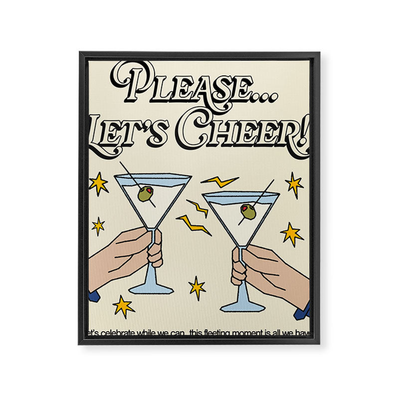 Let's Cheer! Framed Canvas Print Gallery Image 6