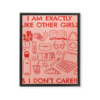 Like Other Girls Framed Canvas Print Gallery Image 6