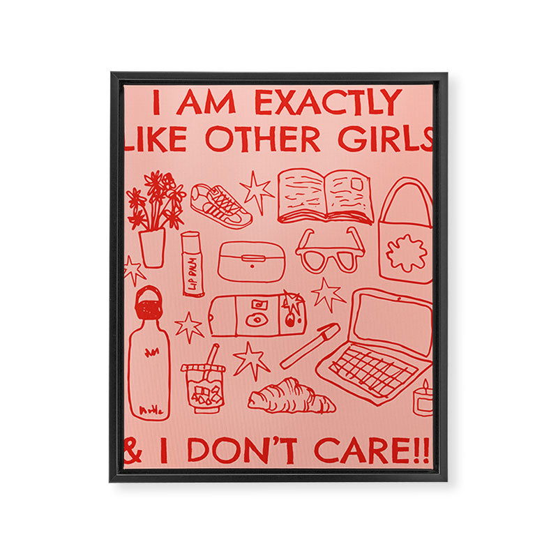 Like Other Girls Framed Canvas Print Gallery Image 6