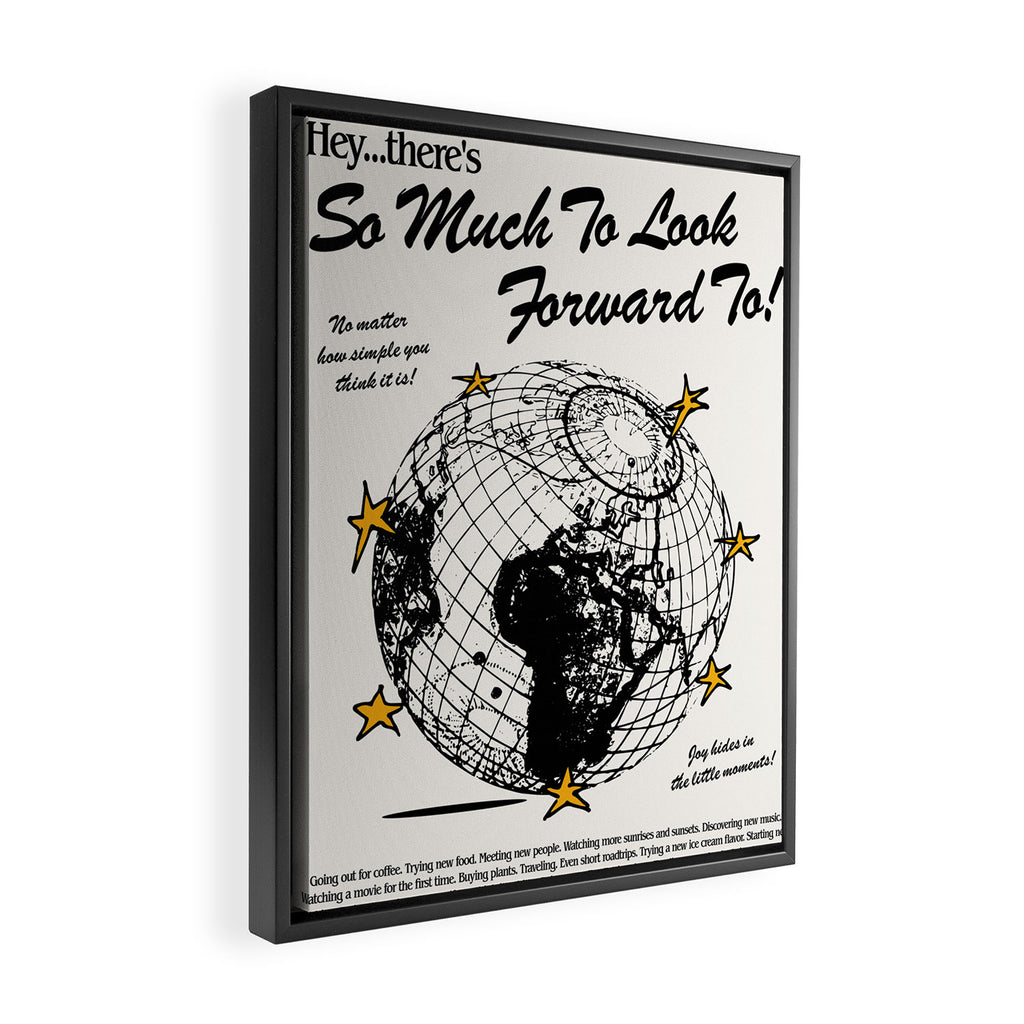 Look Forward To Framed Canvas Print Gallery Image 2