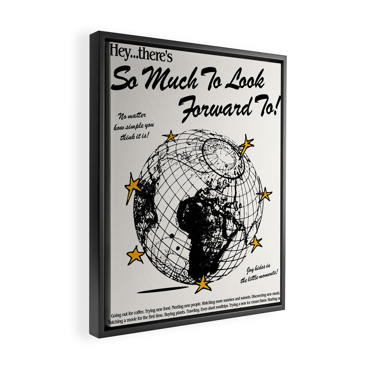Look Forward To Framed Canvas Print Gallery Image 2