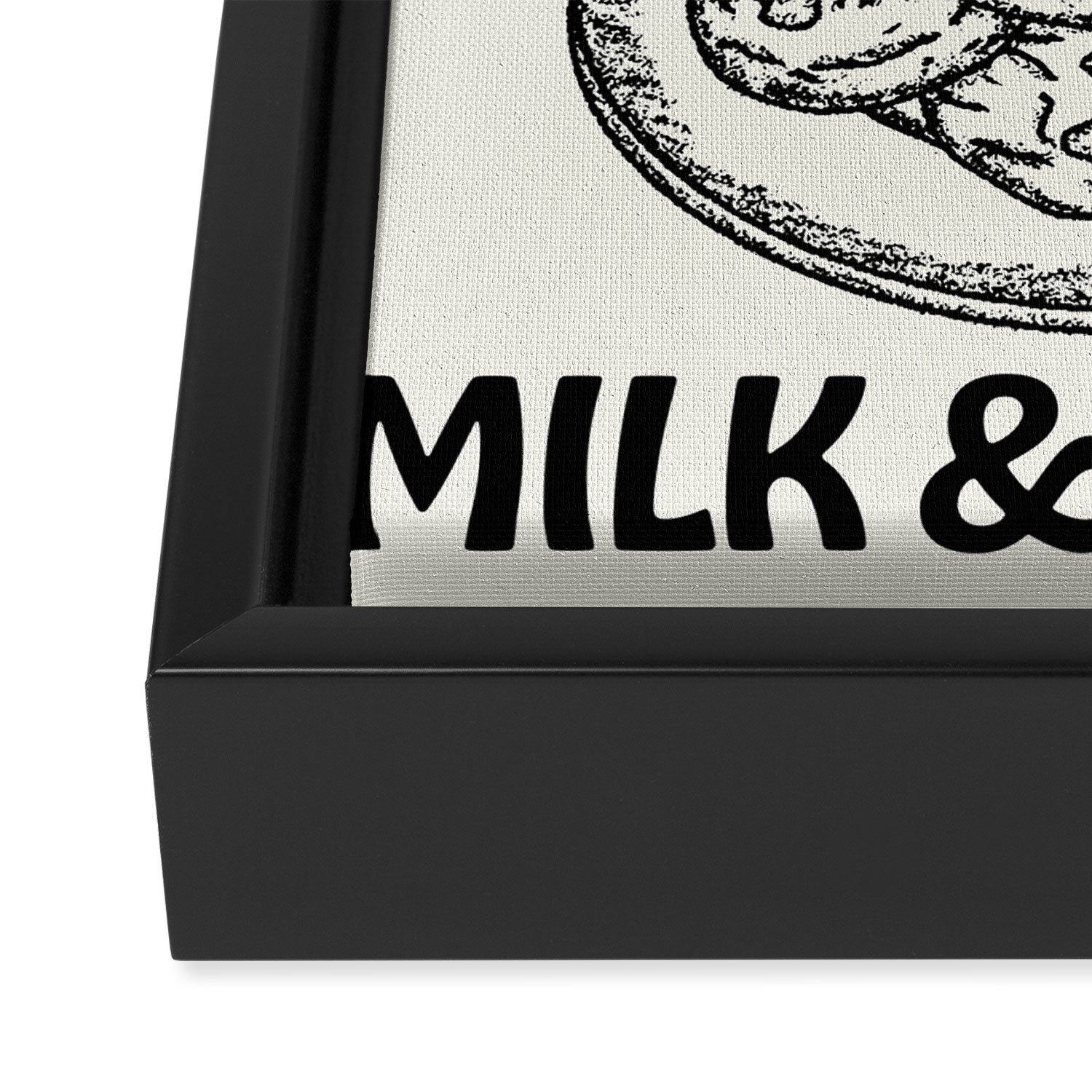 Milk & Cookies Framed Canvas Print Gallery Image 3