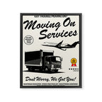 Moving On Services Framed Canvas Print Gallery Image 6