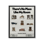 No Place Like My Room Framed Canvas Print Gallery Image 6