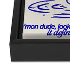 Not That Deep Framed Canvas Print Gallery Image 3