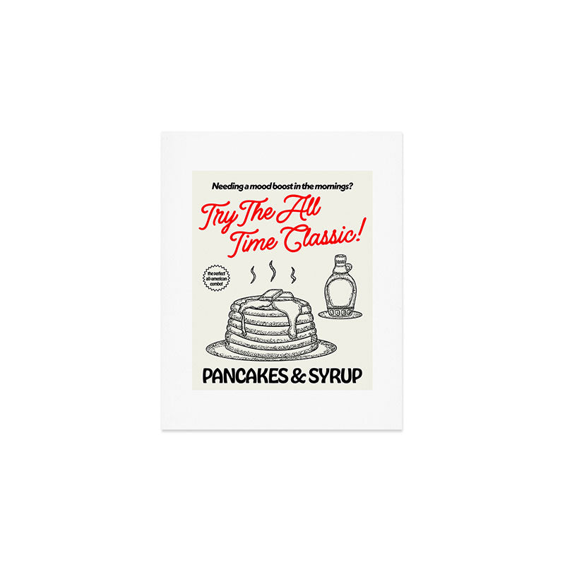 Pancakes & Syrup Art Print Gallery Image 1