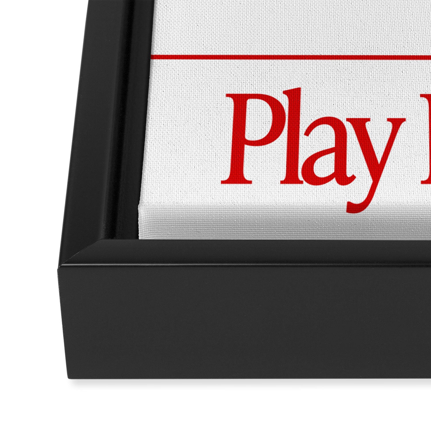 Play It Loud Framed Canvas Print Gallery Image 3