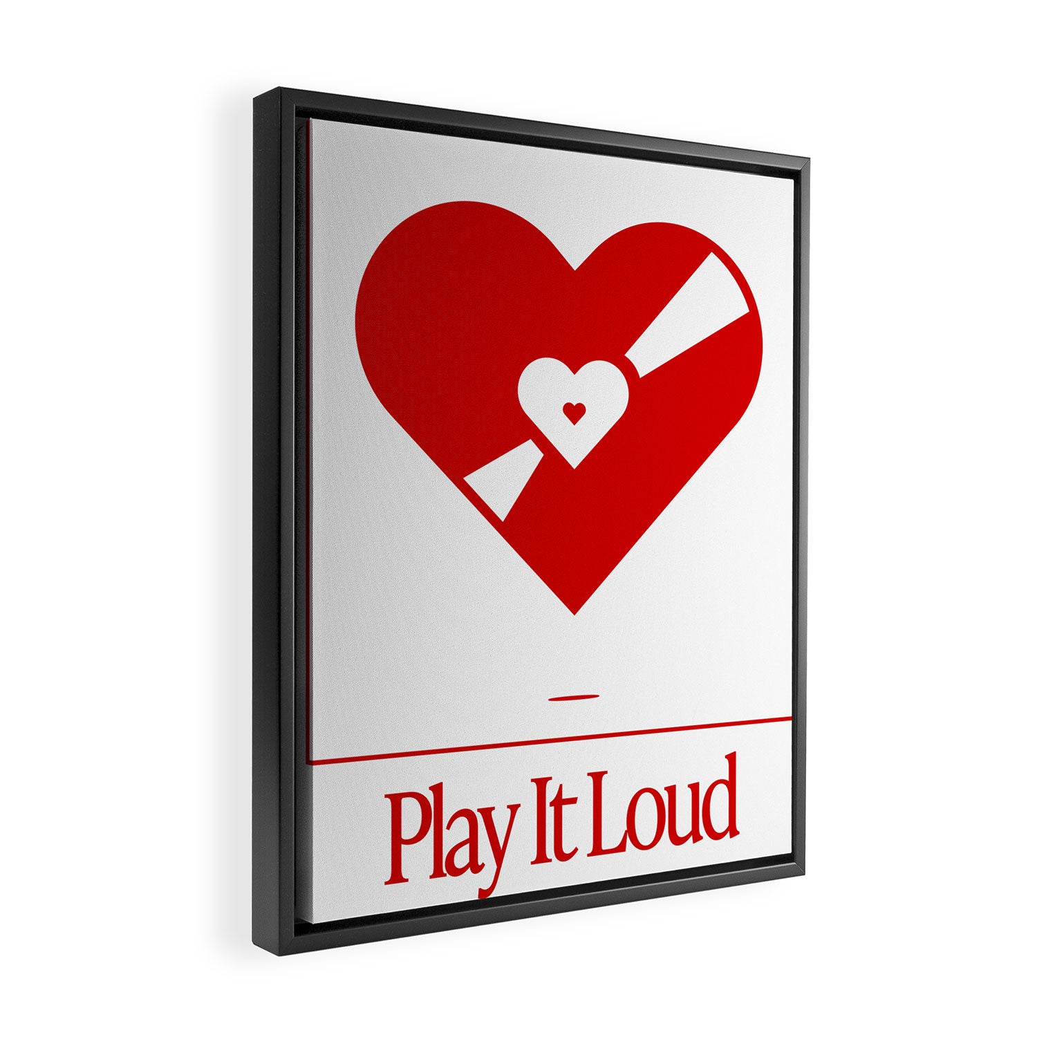 Play It Loud Framed Canvas Print Gallery Image 2