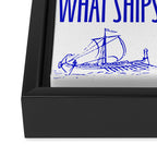 Ships Framed Canvas Print Gallery Image 3