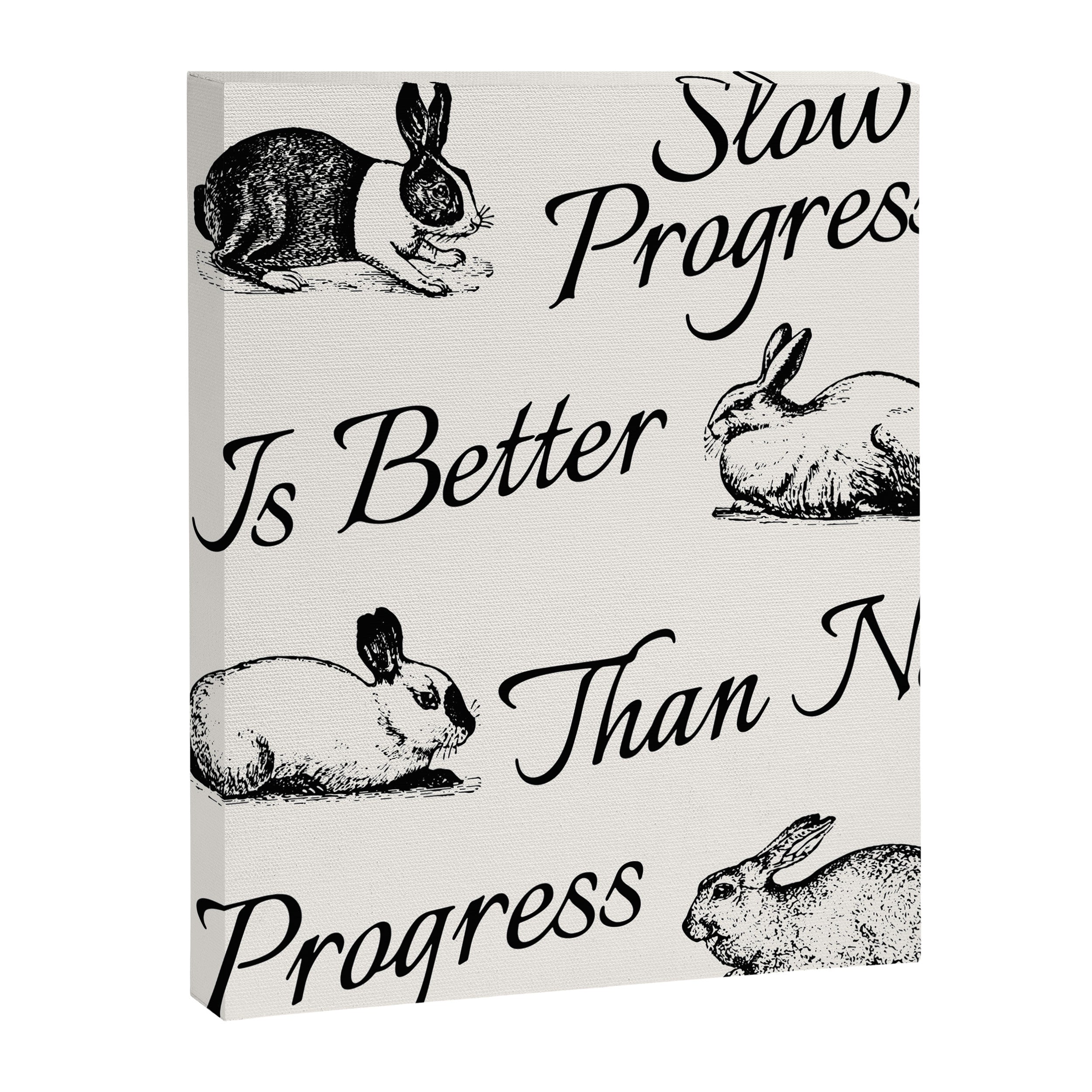 Slow Progress Canvas Print Gallery Image 6