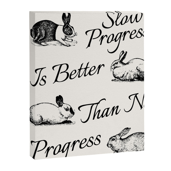 Slow Progress Canvas Print Gallery Image 1