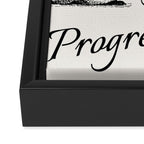 Slow Progress Framed Canvas Print Gallery Image 3