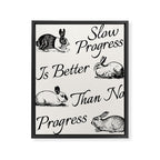 Slow Progress Framed Canvas Print Gallery Image 6