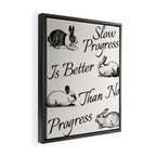 Slow Progress Framed Canvas Print Gallery Image 2