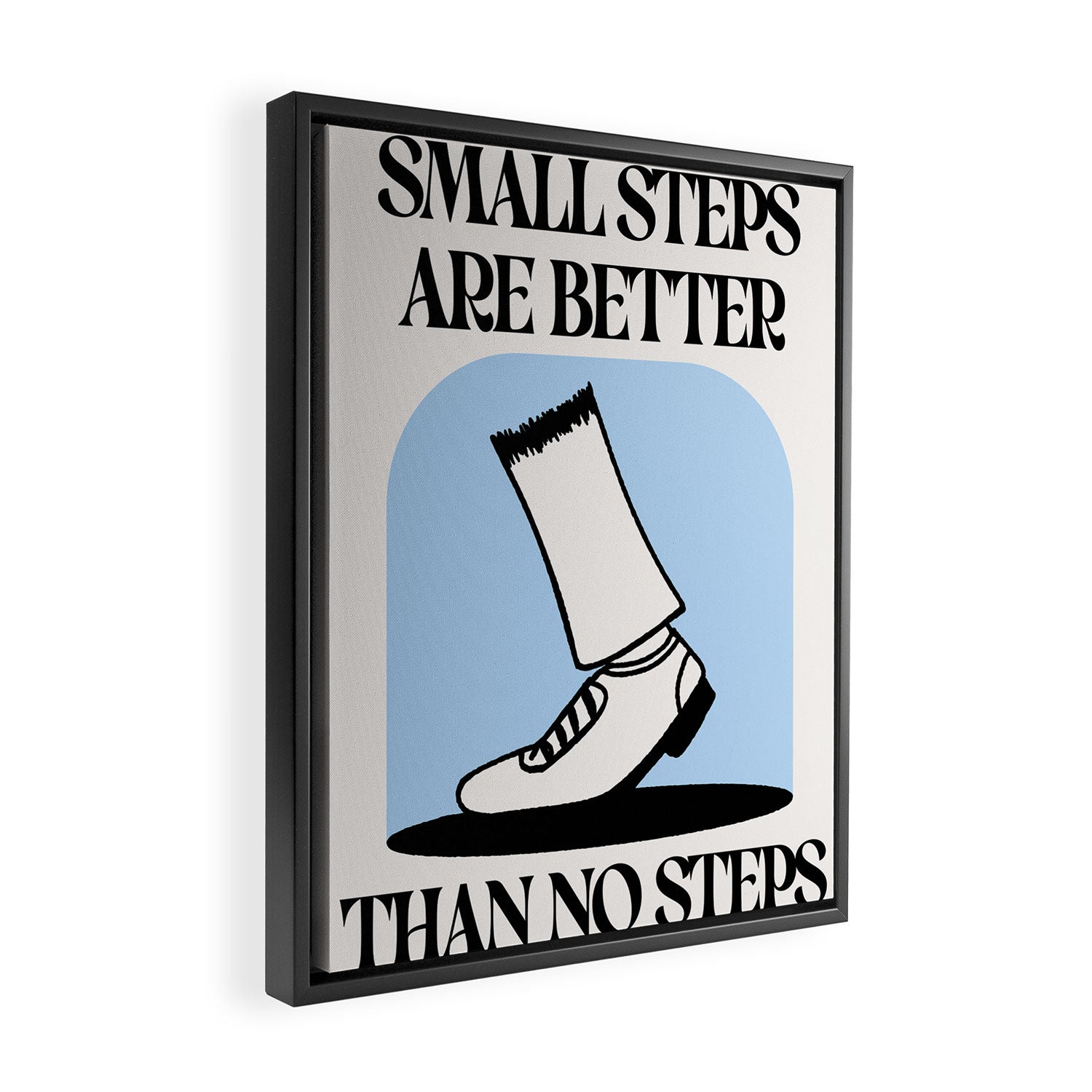 Small Steps Framed Canvas Print Gallery Image 2